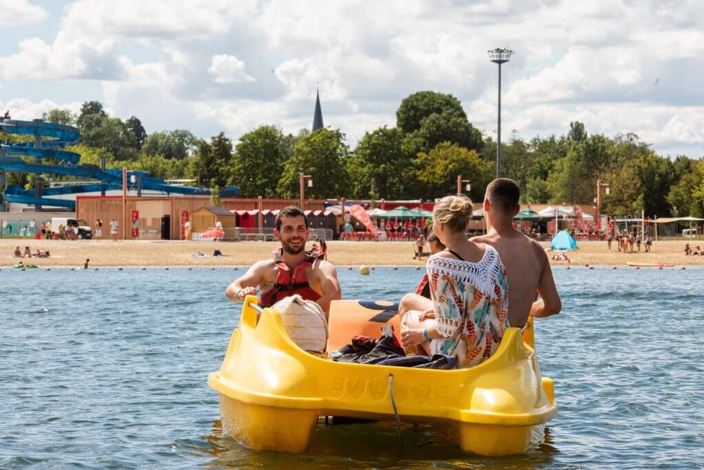 bateau à pédales