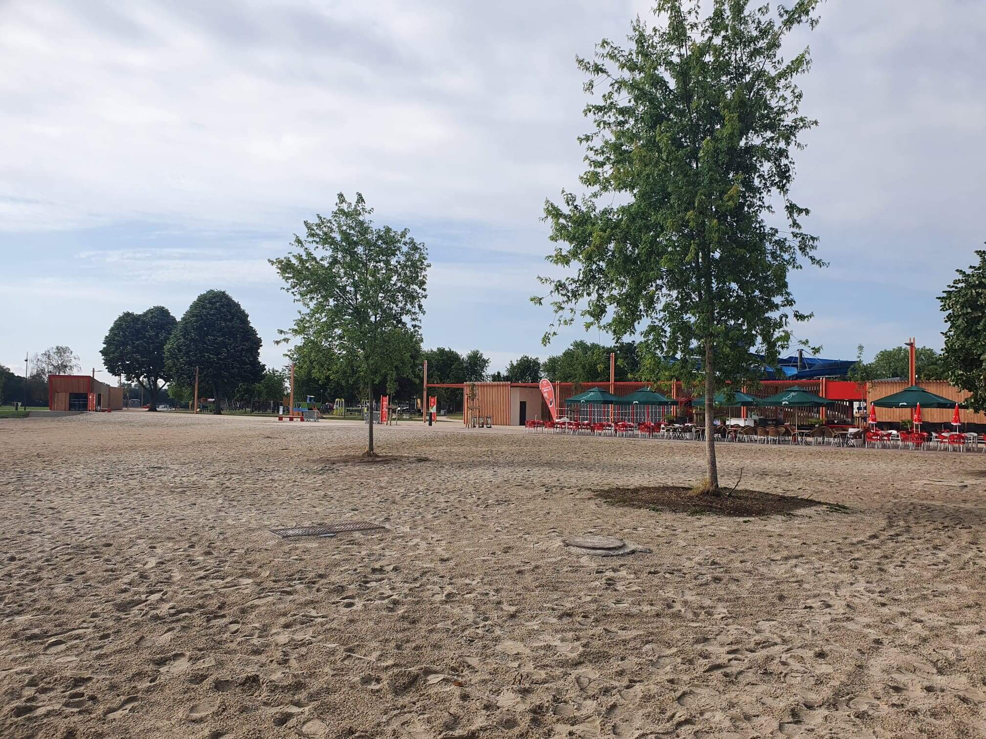 Plage et snack