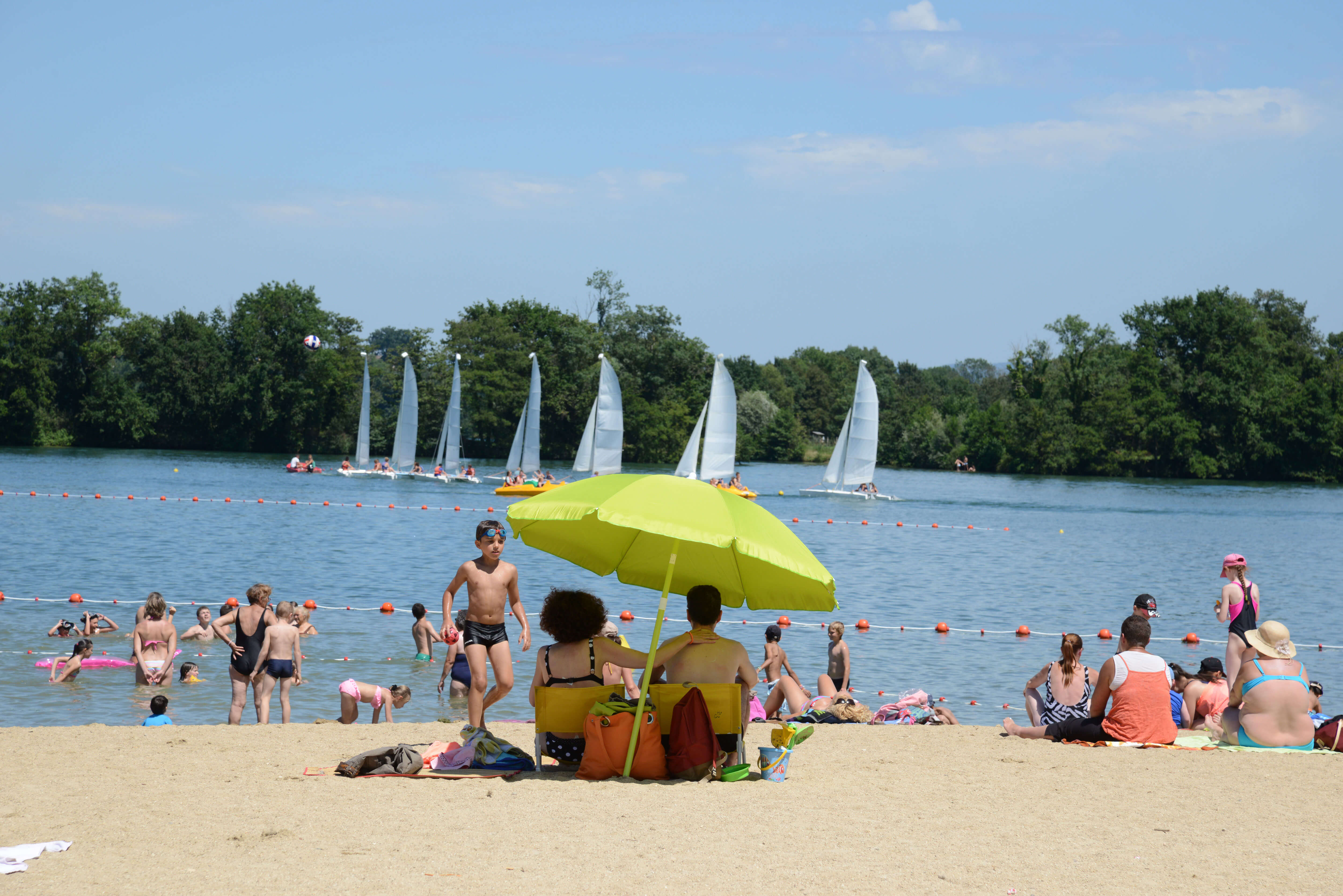 Lac en famille