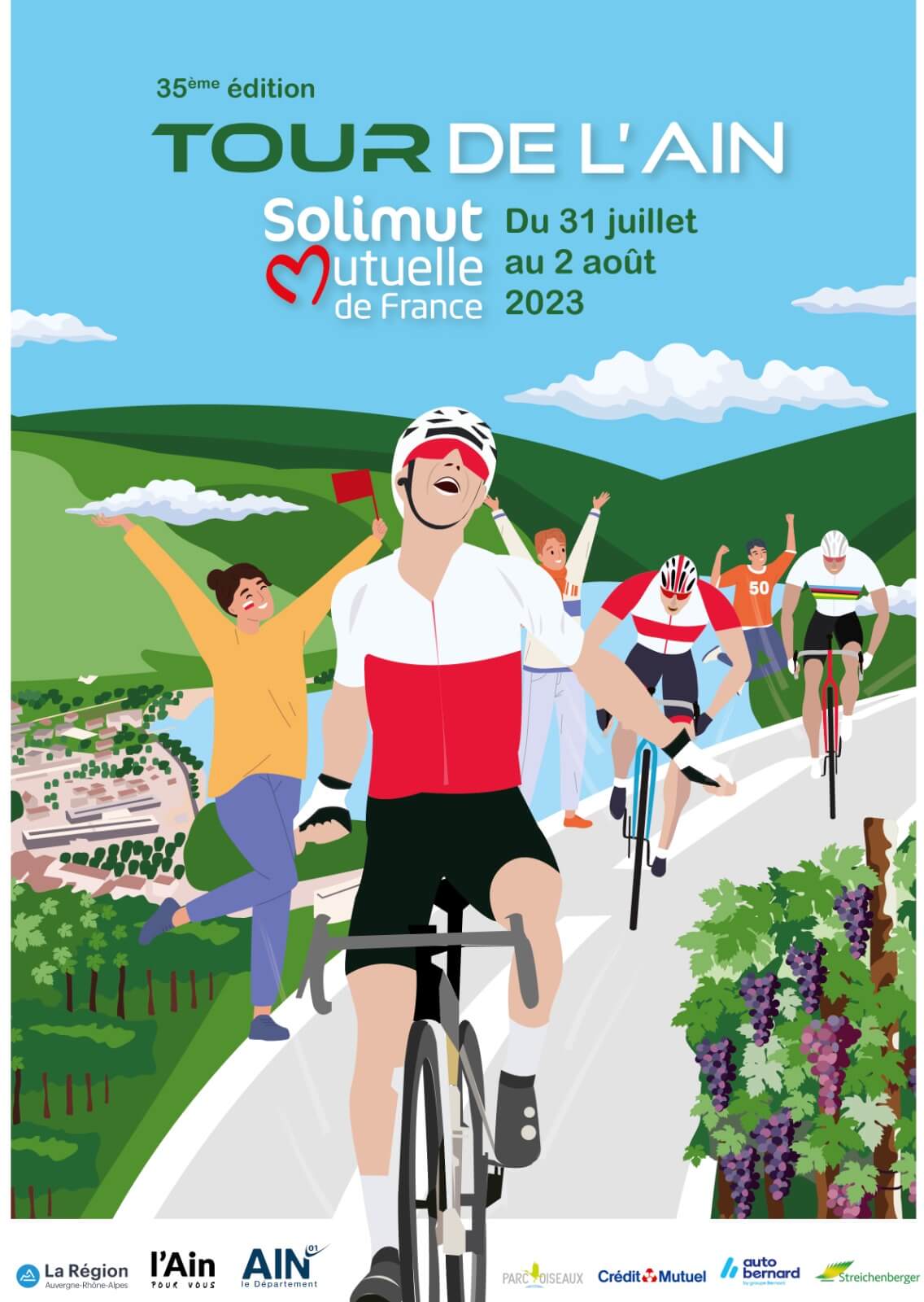 Arrivée du tour de l'ain étape 1