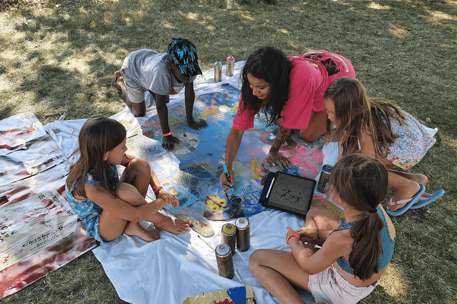 Open-air painting activities